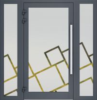 Sandgestrahlte Scheibe – Beispiel 10