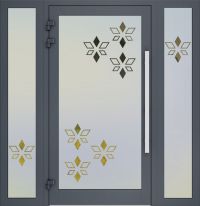 Sandgestrahlte Scheibe – Beispiel 18