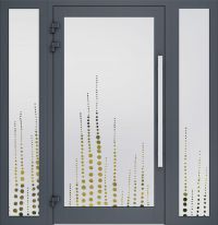 Sandgestrahlte Scheibe – Beispiel 20