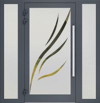 Sandgestrahlte Scheibe – Beispiel 5